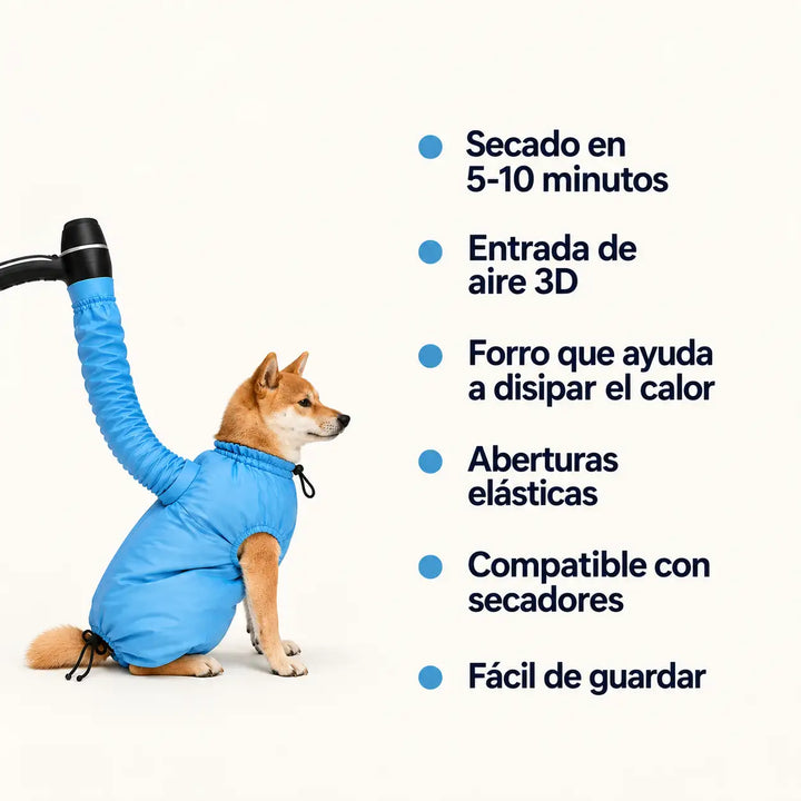 Bolsa de Secado Rápido para Mascotas