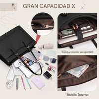 Bolsa de cuero para portátil