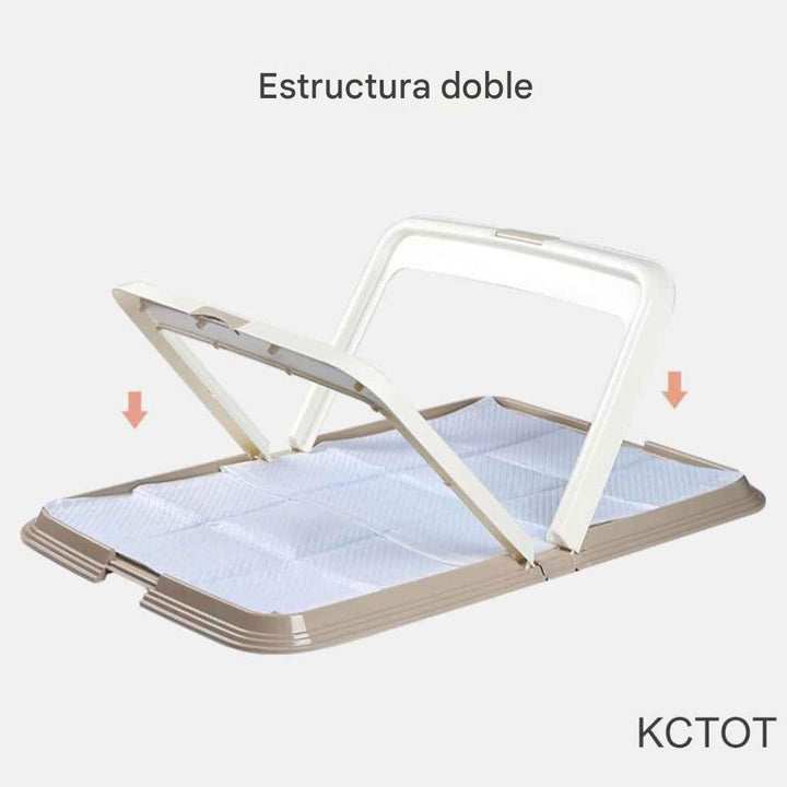 Inodoro para Perros Plegable Doble