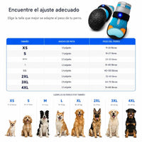 Zapatos transpirables con luz para perros y gatos