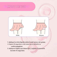 2 unidades de Pegamento adhesivo corporal