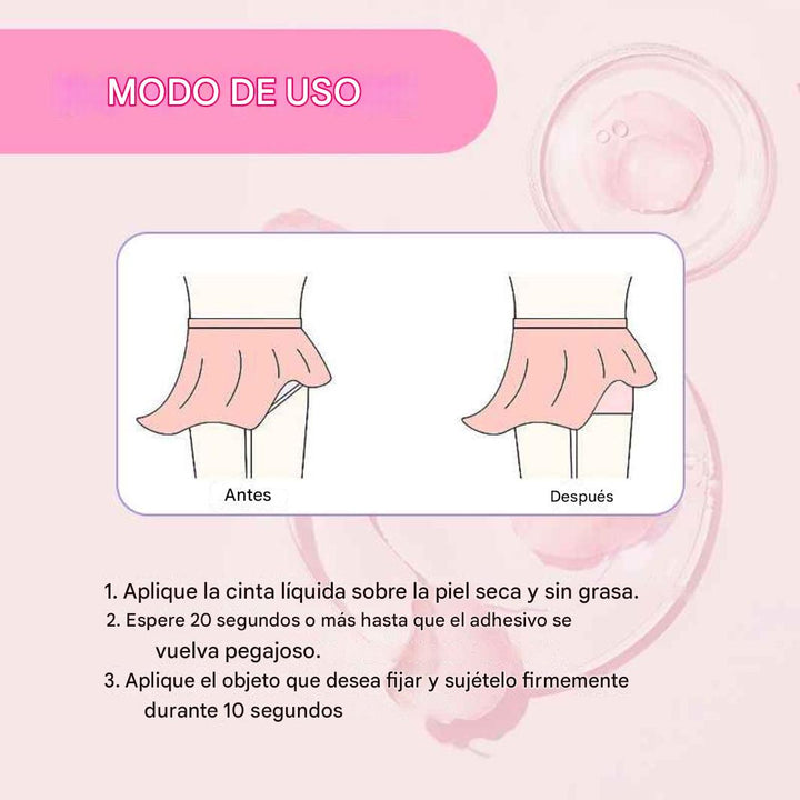 2 unidades de Pegamento adhesivo corporal