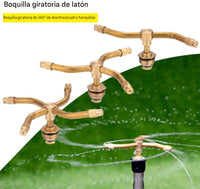 Rociador giratorio automático de 4 brazos