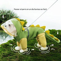 capucha impermeable para perros