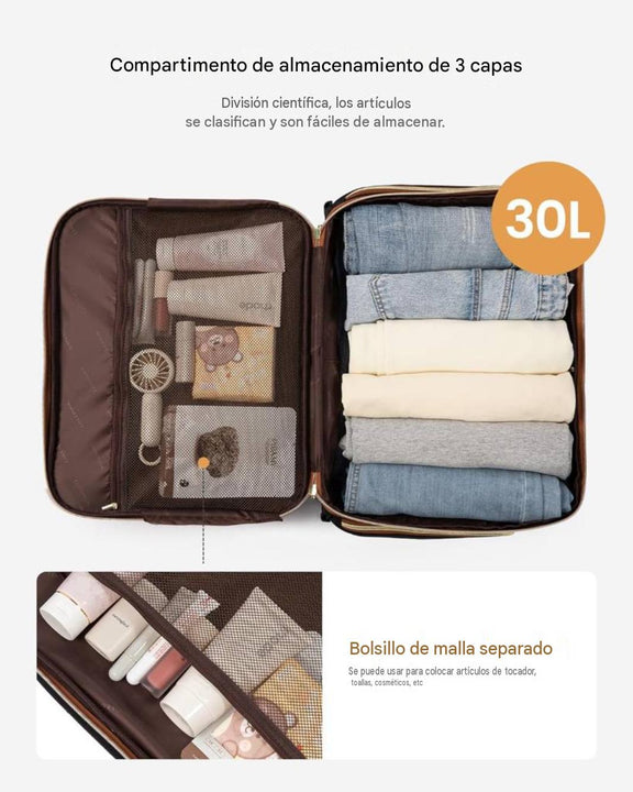 Bolso para portátil con ruedas para mujer