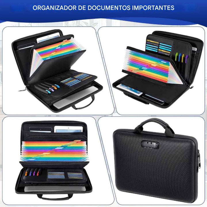organizador impermeable de documentos importantes