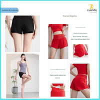 Short deportivo de mujer (doble capa)