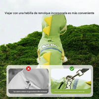 capucha impermeable para perros