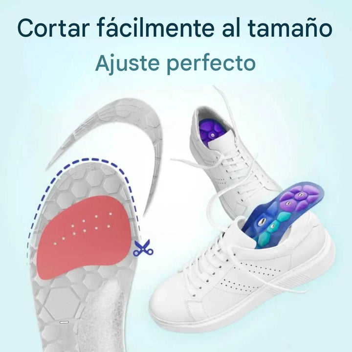 Plantillas de acupresión magnética