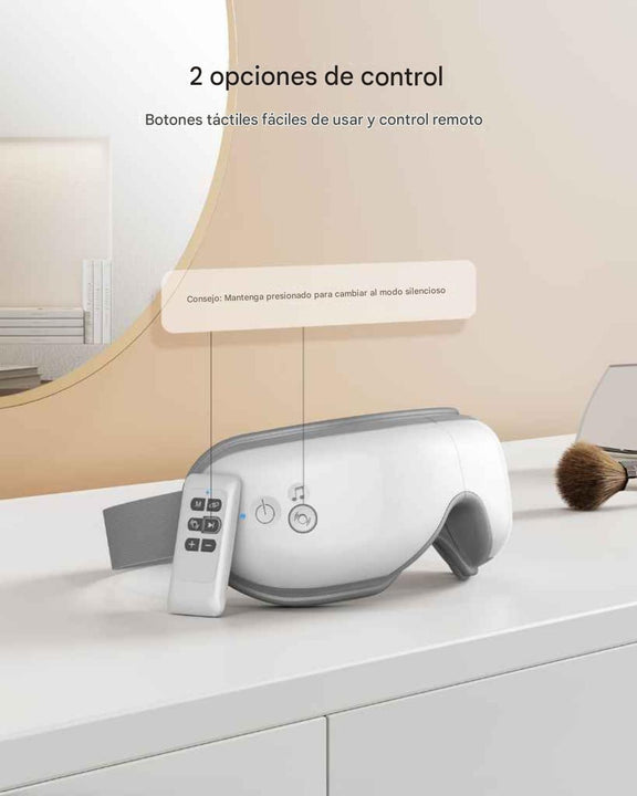 Masajeador de Ojos Vibratorio Bluetooth