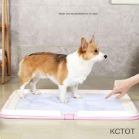 Inodoro para Perros Plegable Doble