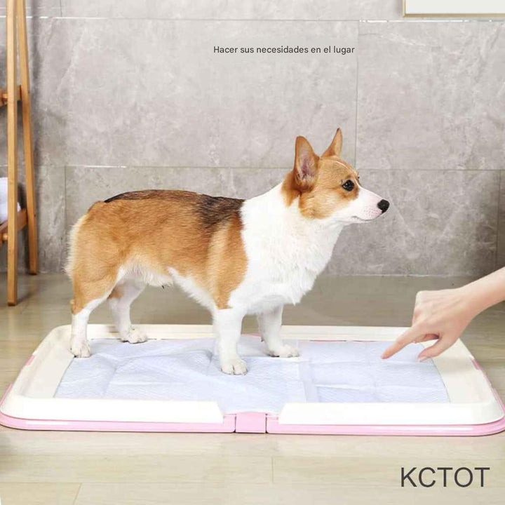 Inodoro para Perros Plegable Doble