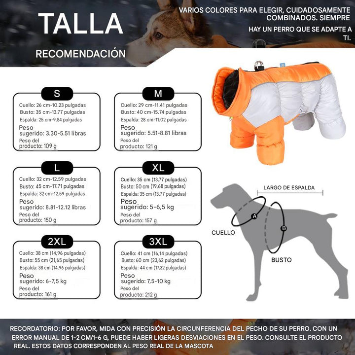 Chaqueta para perrito