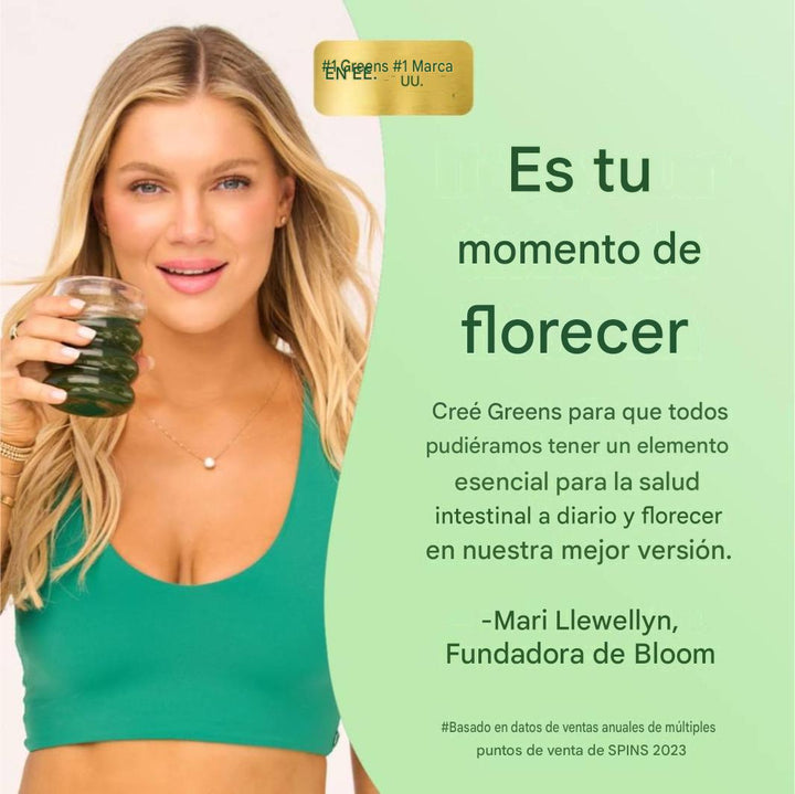 Bloom Greens: Menos hinchazón, digestión ligera diaria