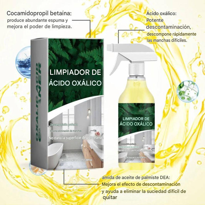 Limpiador Potente para Inodoro, Lavamanos y Manchas Difíciles