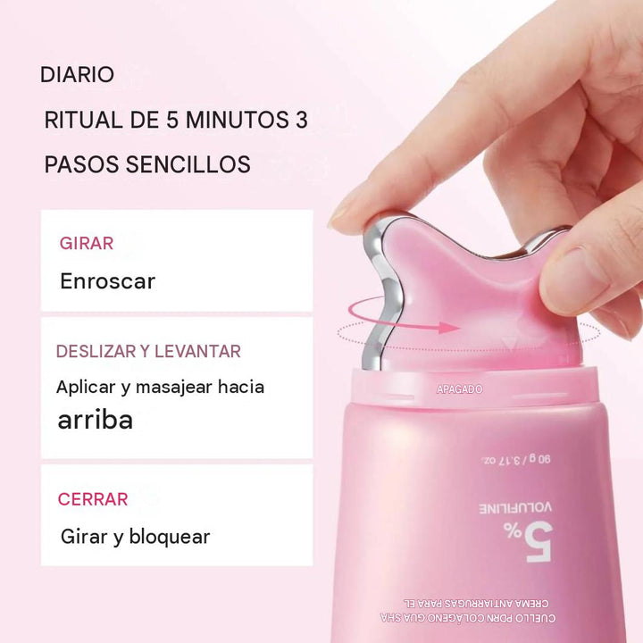 Crema antiarrugas con colágeno