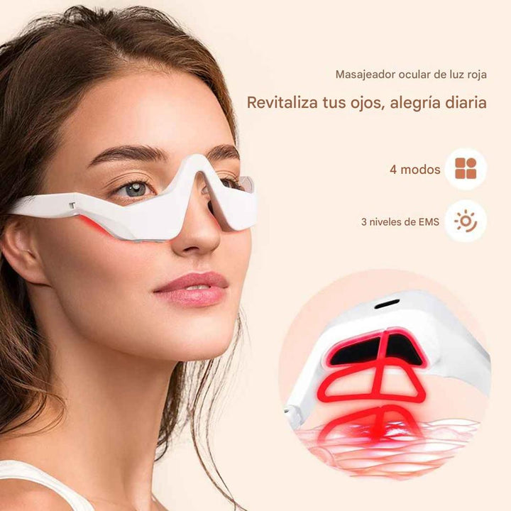 gafas luz led para ojeras