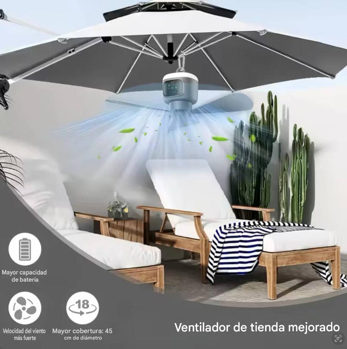 Mini ventilador de techo portátil