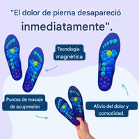 Plantillas de acupresión magnética