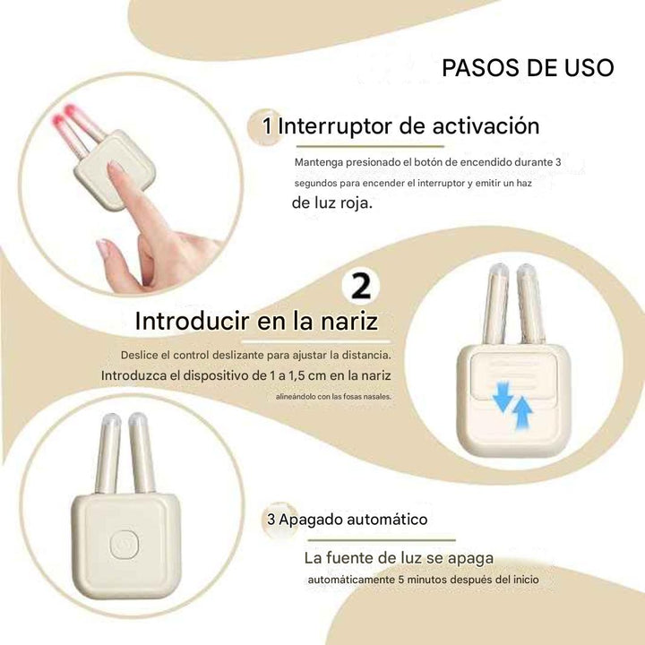 Aliviador Nasal Infrarrojo Portátil