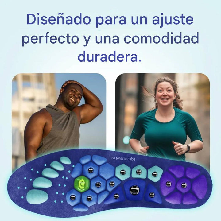 Plantillas de acupresión magnética