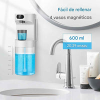 Dispensador automático de enjuague bucal