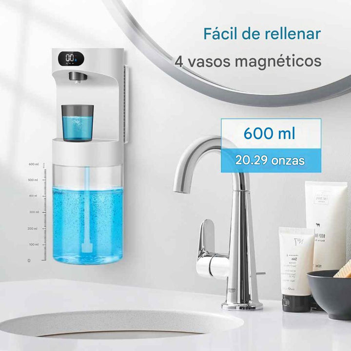 Dispensador automático de enjuague bucal