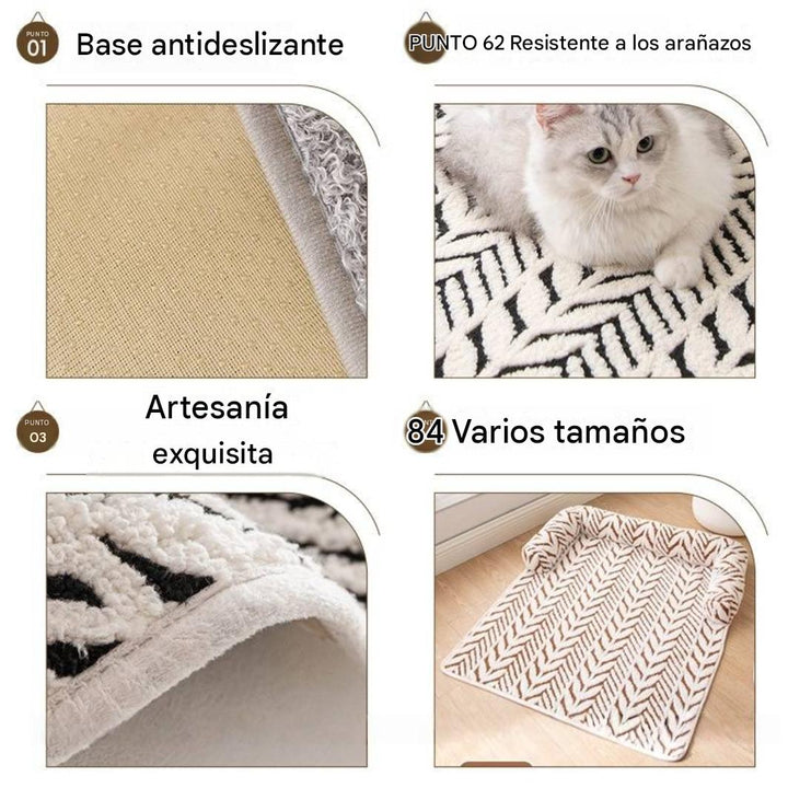 Alfombrilla de felpa para mascotas