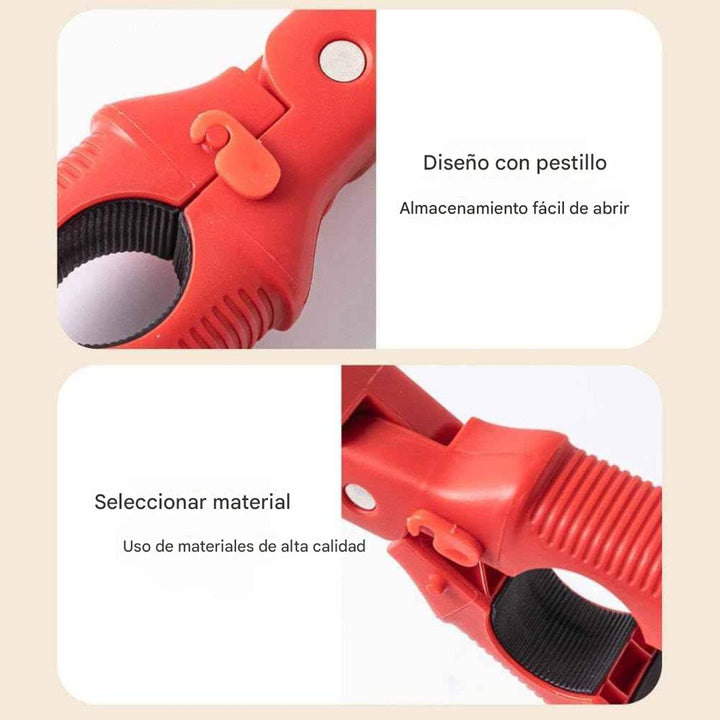 Pinza para placa caliente, pinzas de agarre 3 en 1