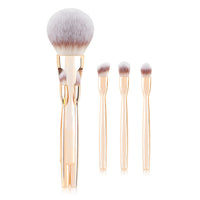Set de brochas de maquillaje 4 en 1 con mango magnético