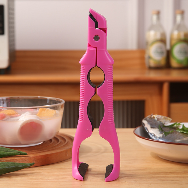 Pinza para placa caliente, pinzas de agarre 3 en 1