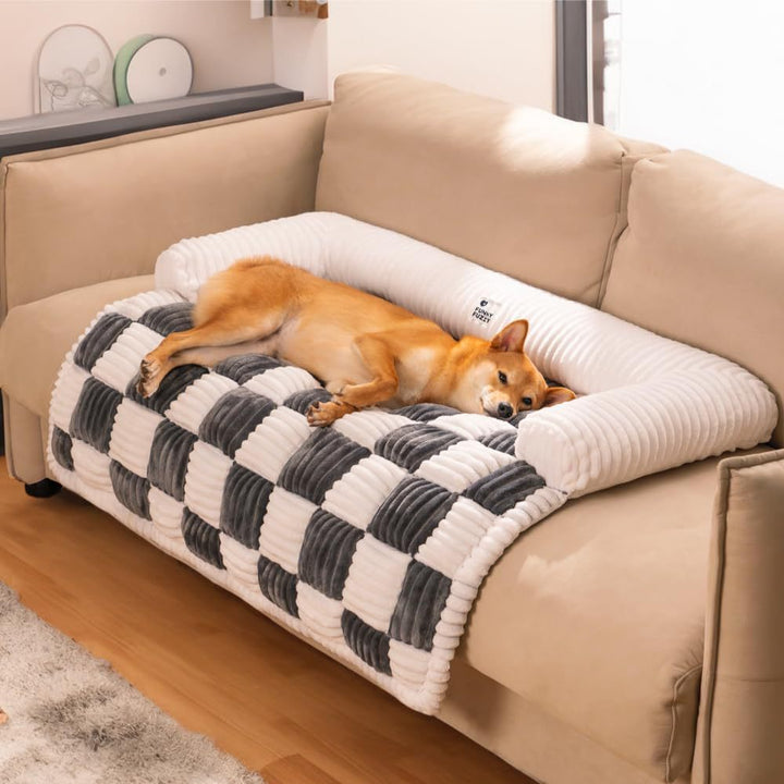 Cama para mascotas y protector de muebles