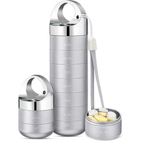 Pastillero semanal portátil impermeable