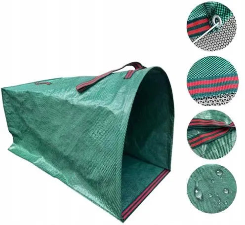 2 unidades Cesta de jardín Gardenline de 200 l para hojas y césped