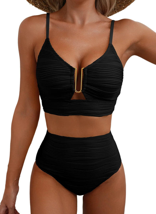Bikini diseño de aberturas 2 piezas