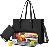 Bolsa de cuero para portátil