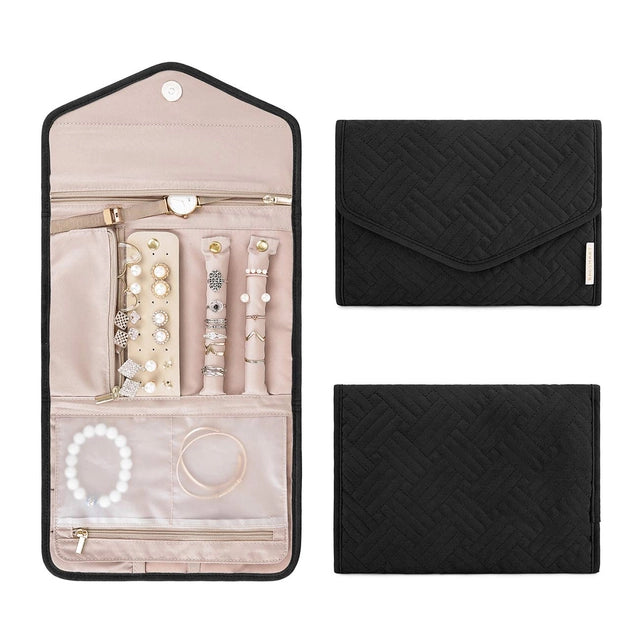 Estuche organizador de joyas de viaje