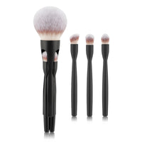 Set de brochas de maquillaje 4 en 1 con mango magnético