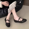 Zapatos Mary Jane de Malla de Encaje Mujer