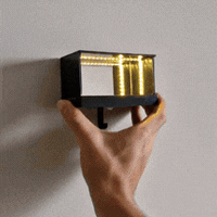 Soporte de Pared 3D para Llaves de Coche con Espejo Infinito