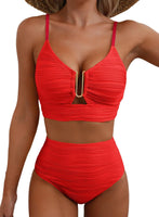 Bikini diseño de aberturas 2 piezas