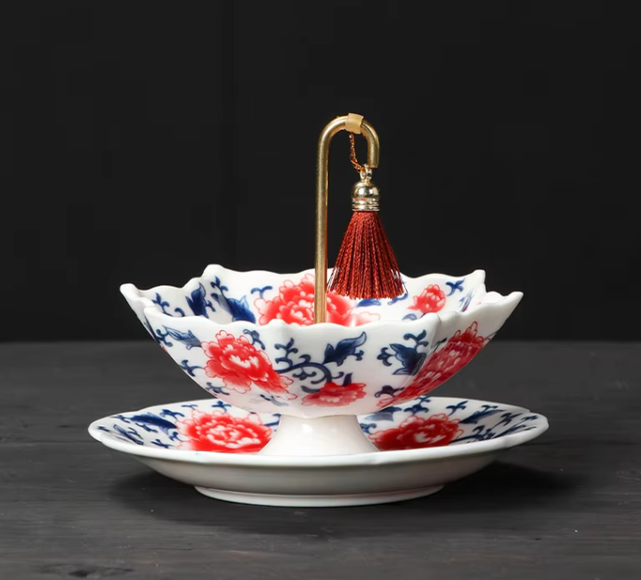 Colador de té con forma de paraguas