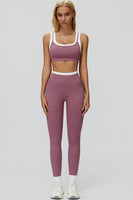 Conjunto de dos piezas: sujetador deportivo y leggings Canyon