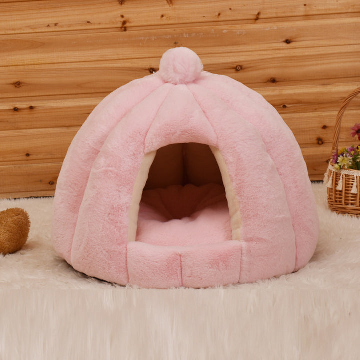 Cama con almohada de cojín lavable 2 en 1