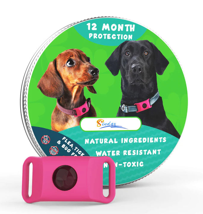 Collar Antipulgas Ajustable para Perros y Gatos