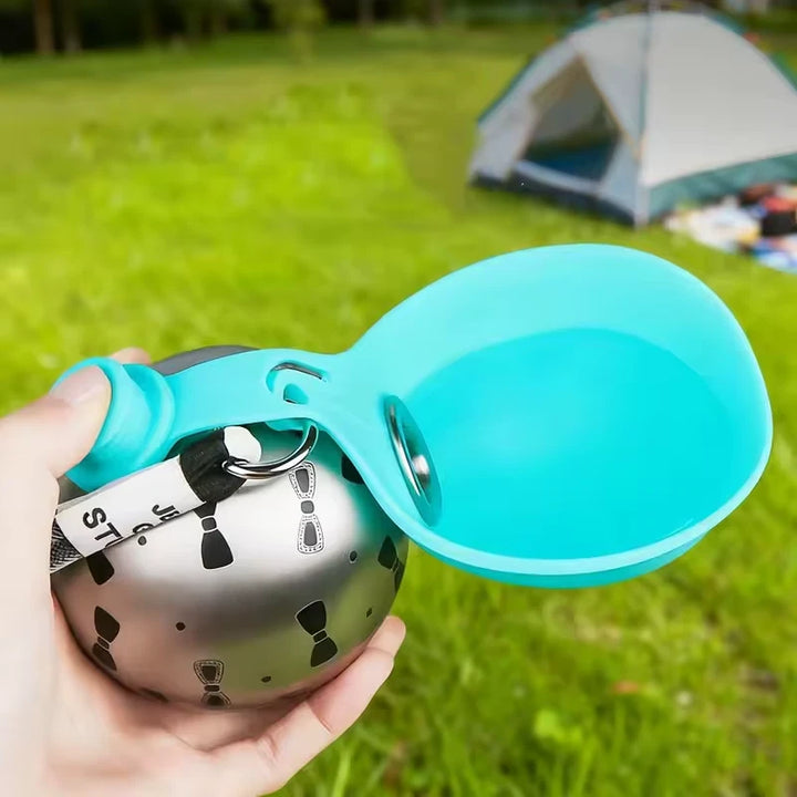 Botella de Agua para Perros 2 en 1