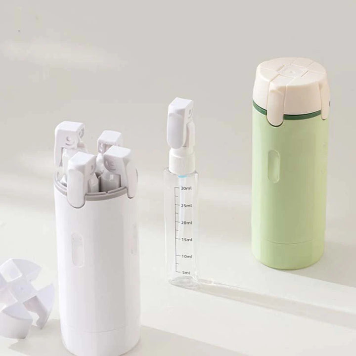 Set de botellas de viaje recargables