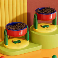 Comedero para Mascotas con Altura Ajustable y Ventosa