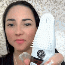 Tinte con  para el cabello castaño