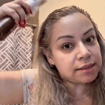 Tinte con  para el cabello castaño